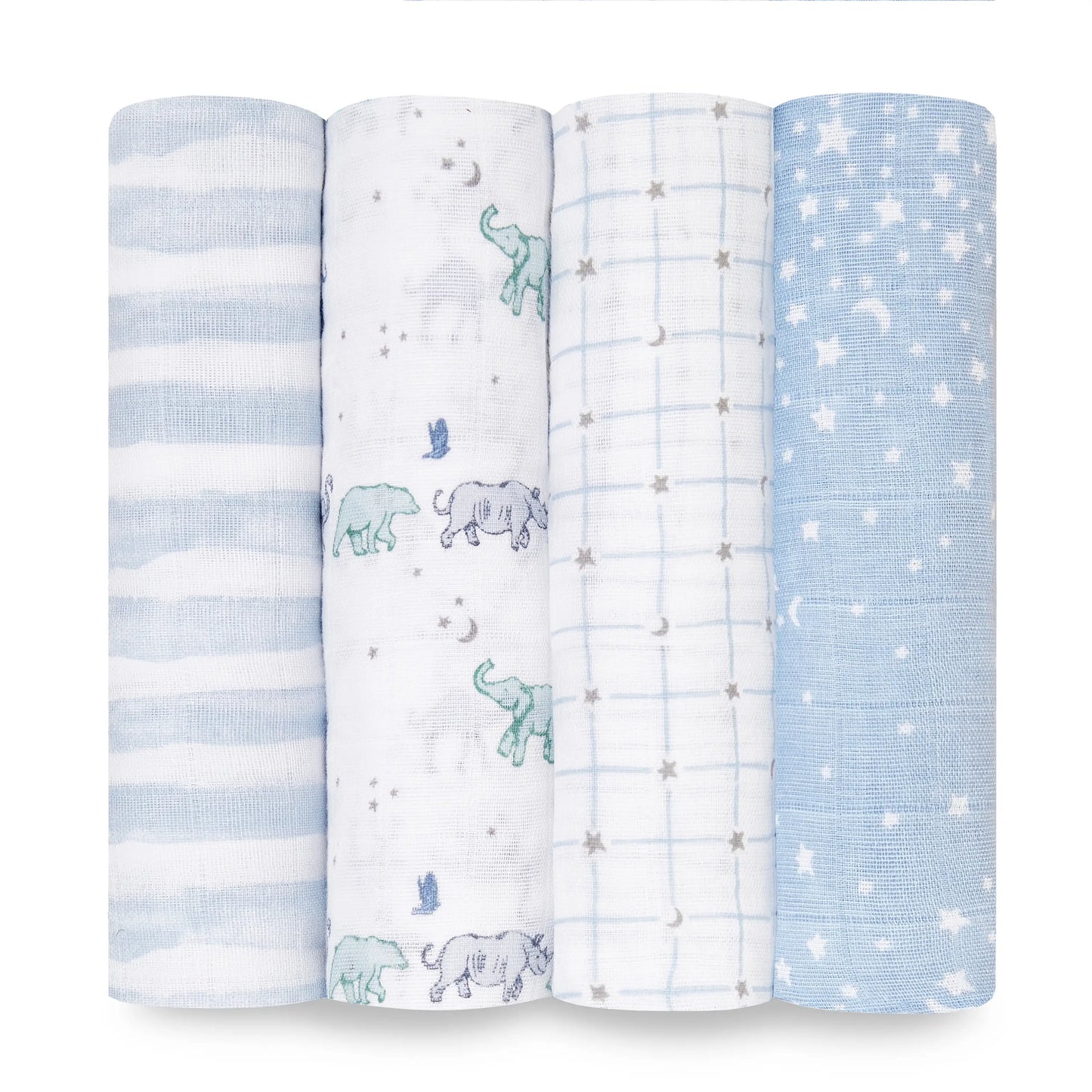 Cotton Muslin Swaddles 4pk