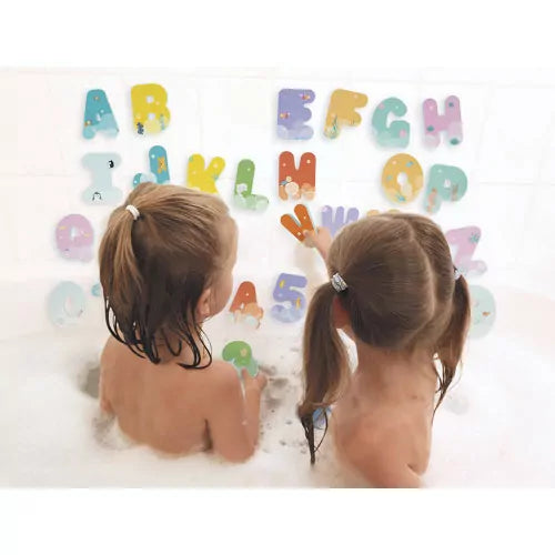Bath Time Letters and Numbers