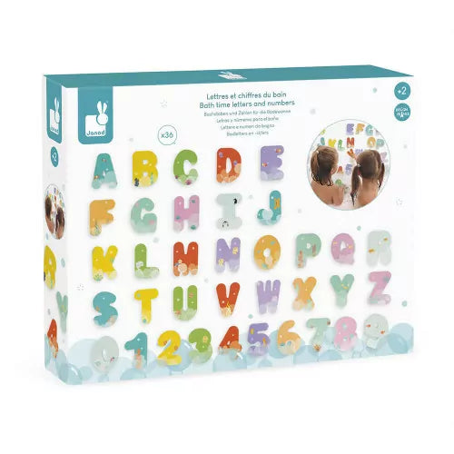 Bath Time Letters and Numbers