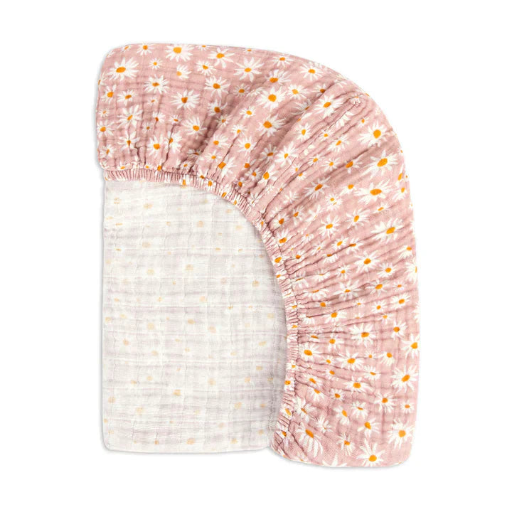 Mini Crib Sheet Organic Muslin Cotton