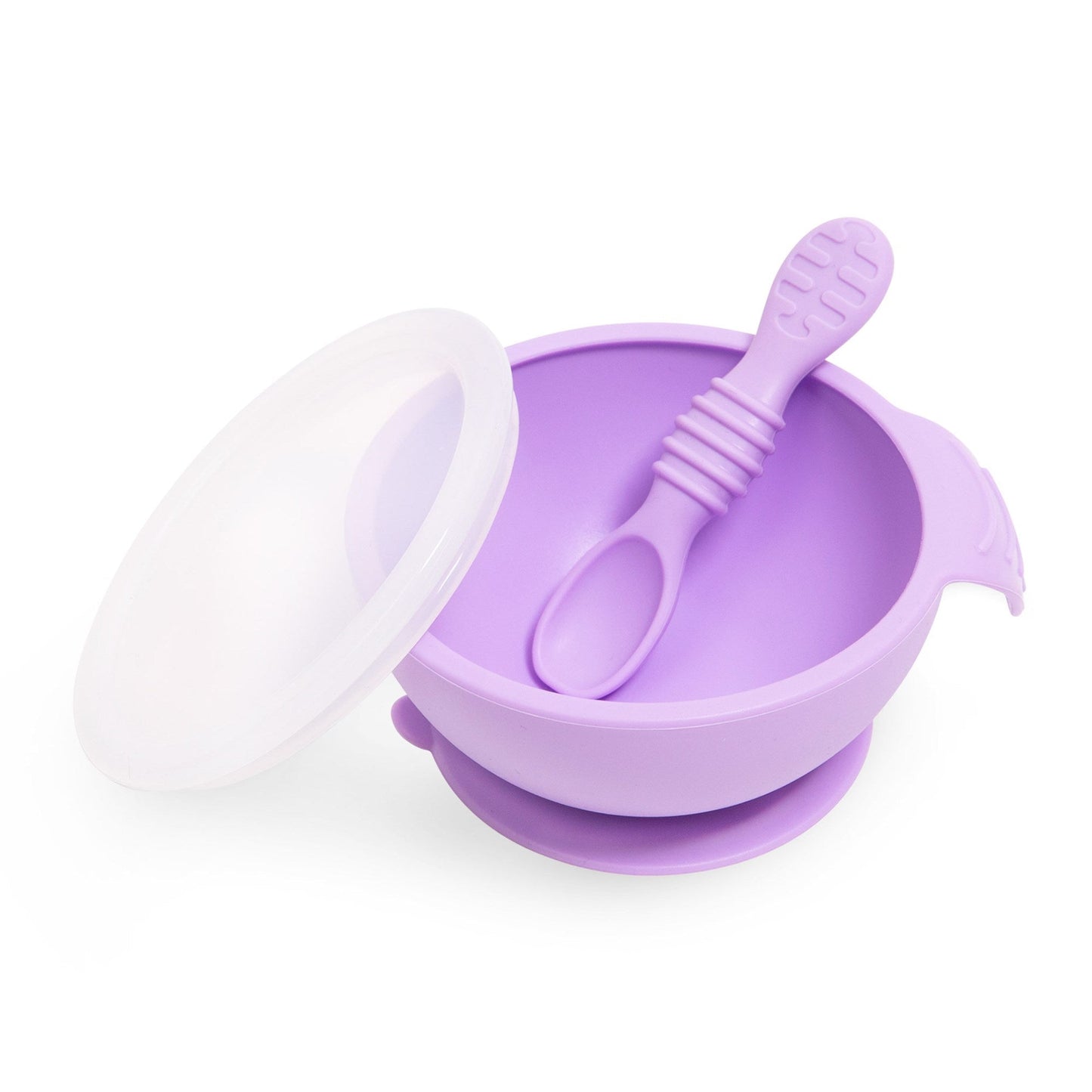 Silicone First Feeding Set with Lid & Spoon