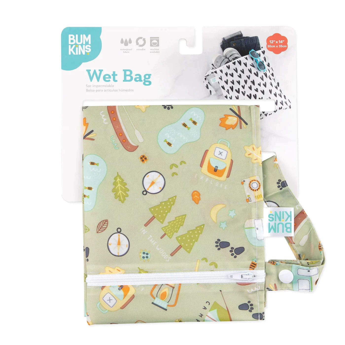 Reusable Large Snack Bag 2Pk