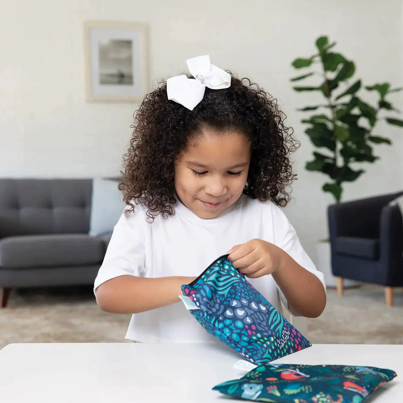 Reusable Large Snack Bag 2Pk