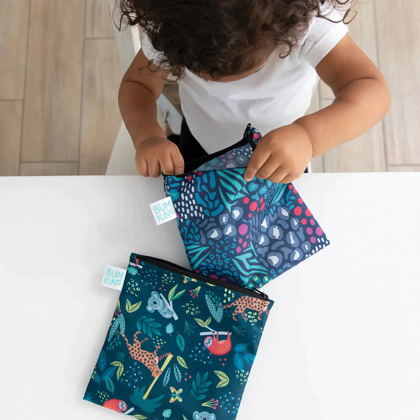 Reusable Large Snack Bag 2Pk