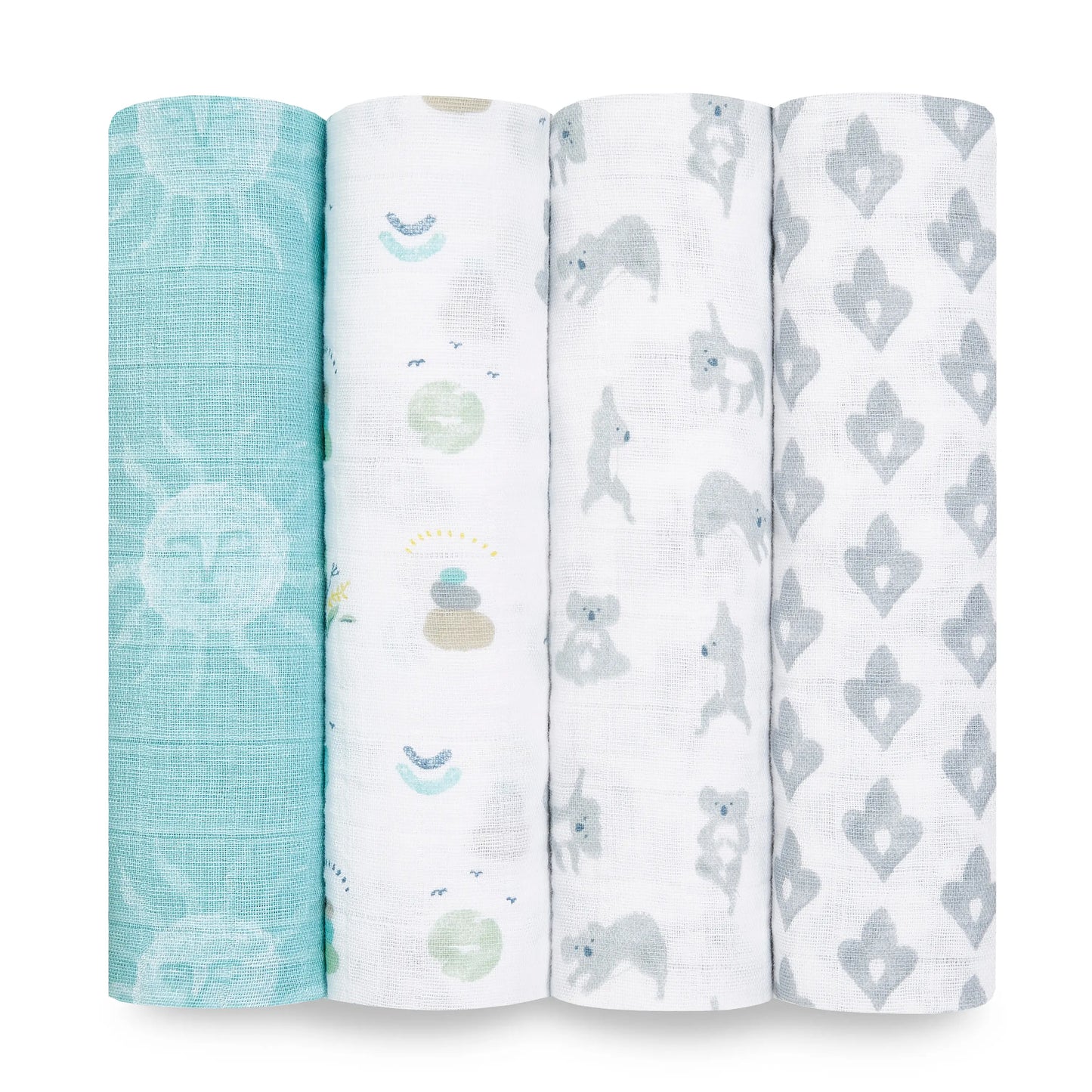 Cotton Muslin Swaddles 4pk