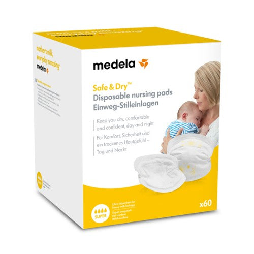 Safe & Dry disposable nursing pads 60pk