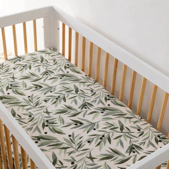 Crib Sheet Organic Muslin Cotton