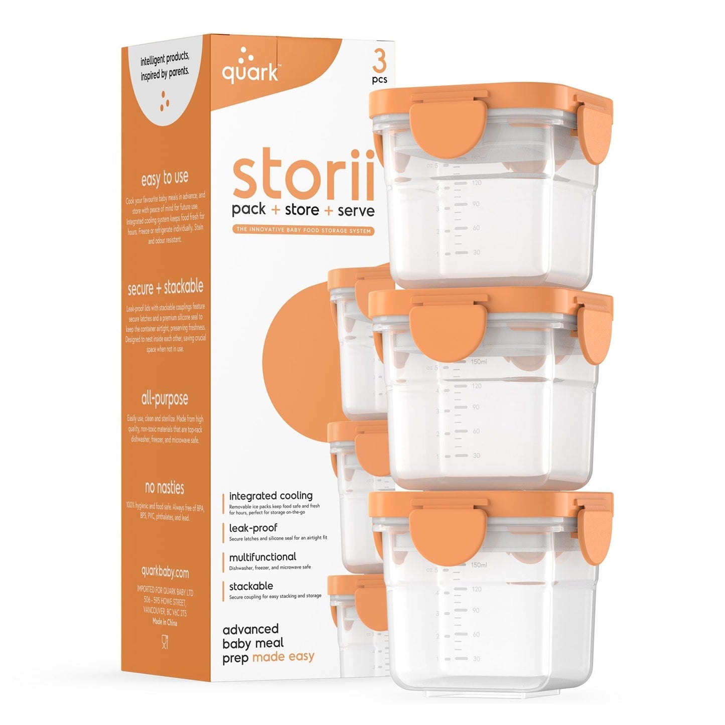 Storii Baby Food Storage Container