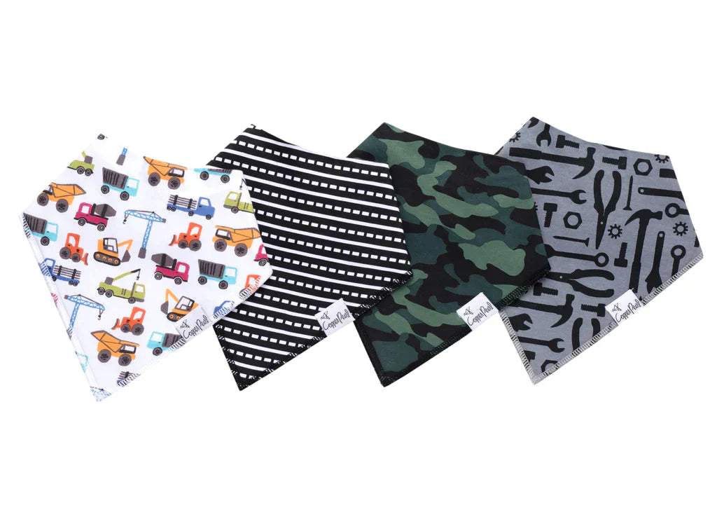 Bandana Bib 4 Pk