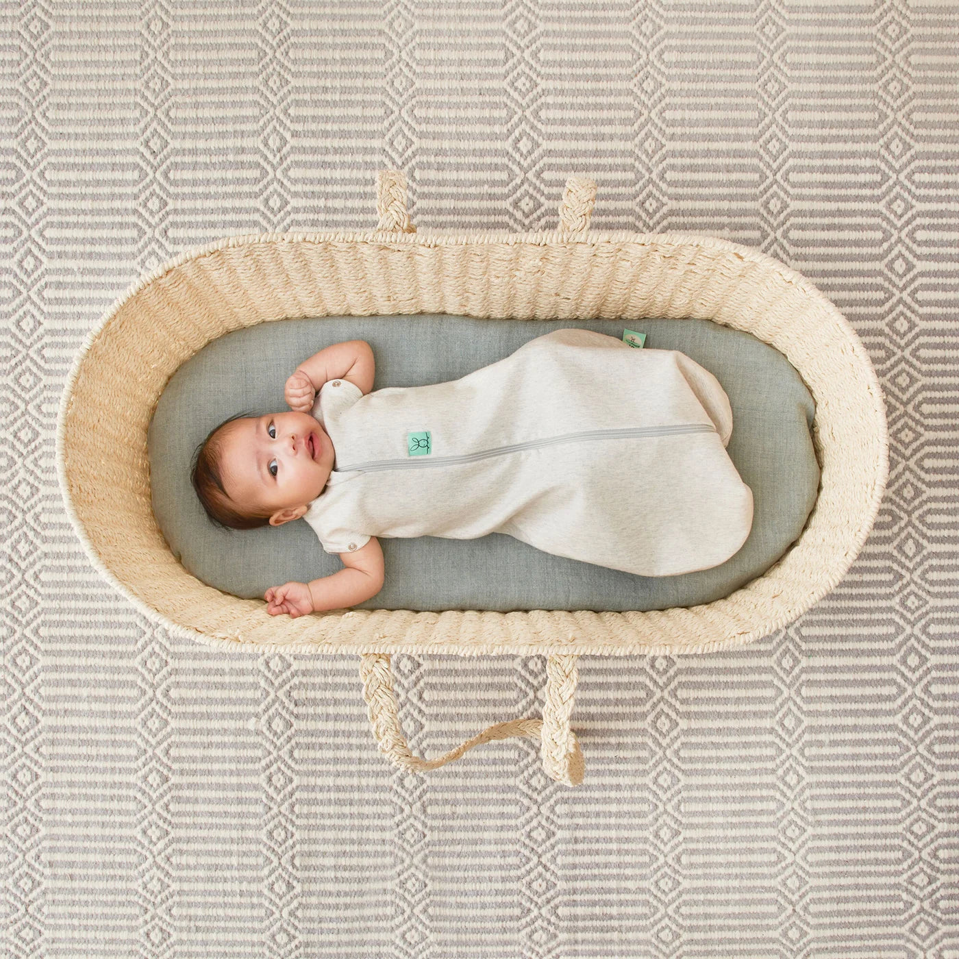 Cocoon Swaddle 0.2 tog Grey Marle