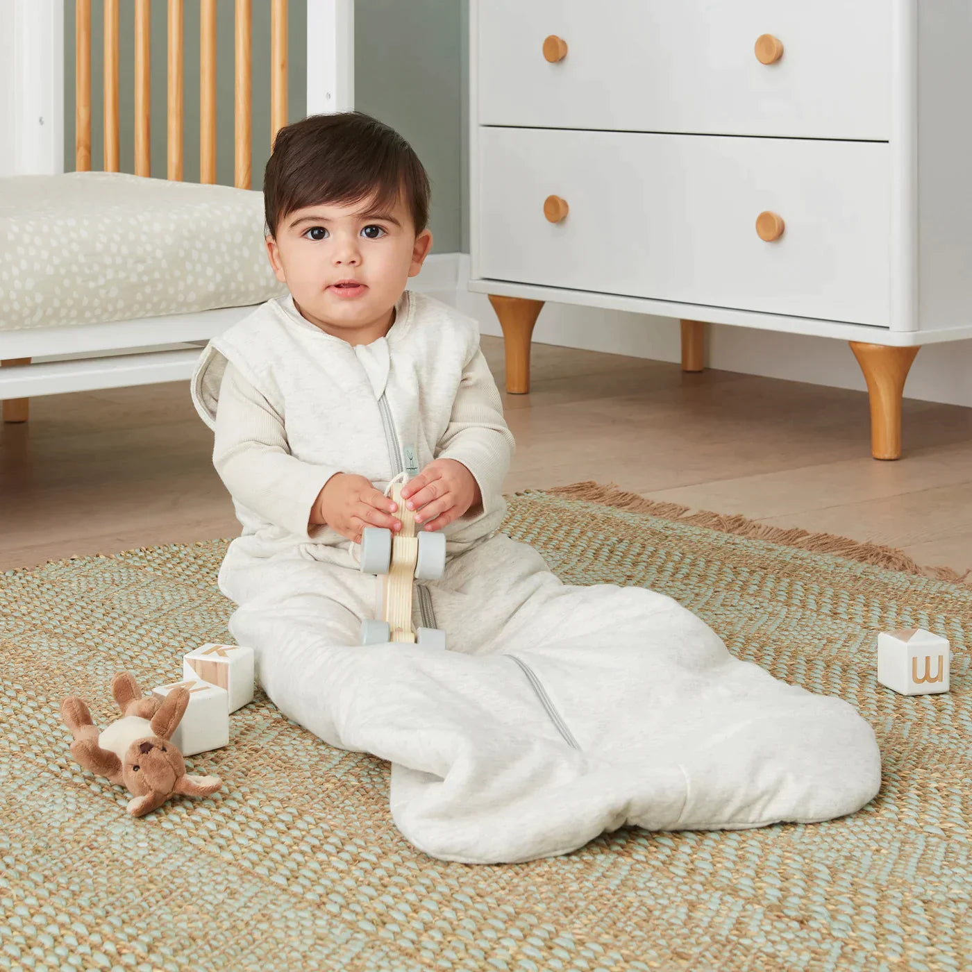 Jersey Sleeping Bag 0.2tog Grey Marle