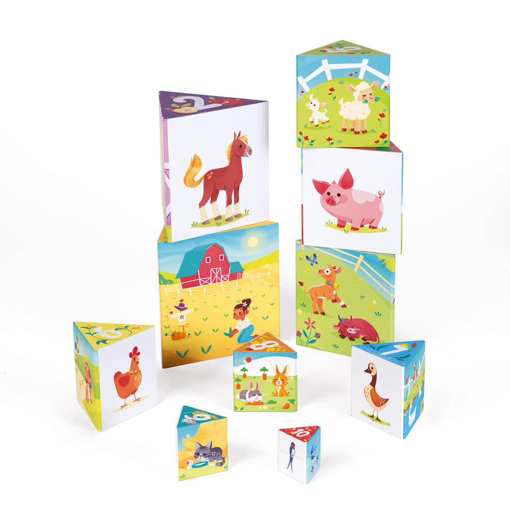 Life At The Farm Triangle Pyramid