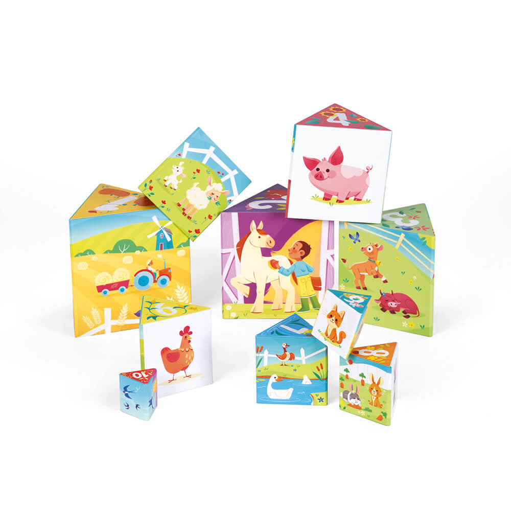 Life At The Farm Triangle Pyramid