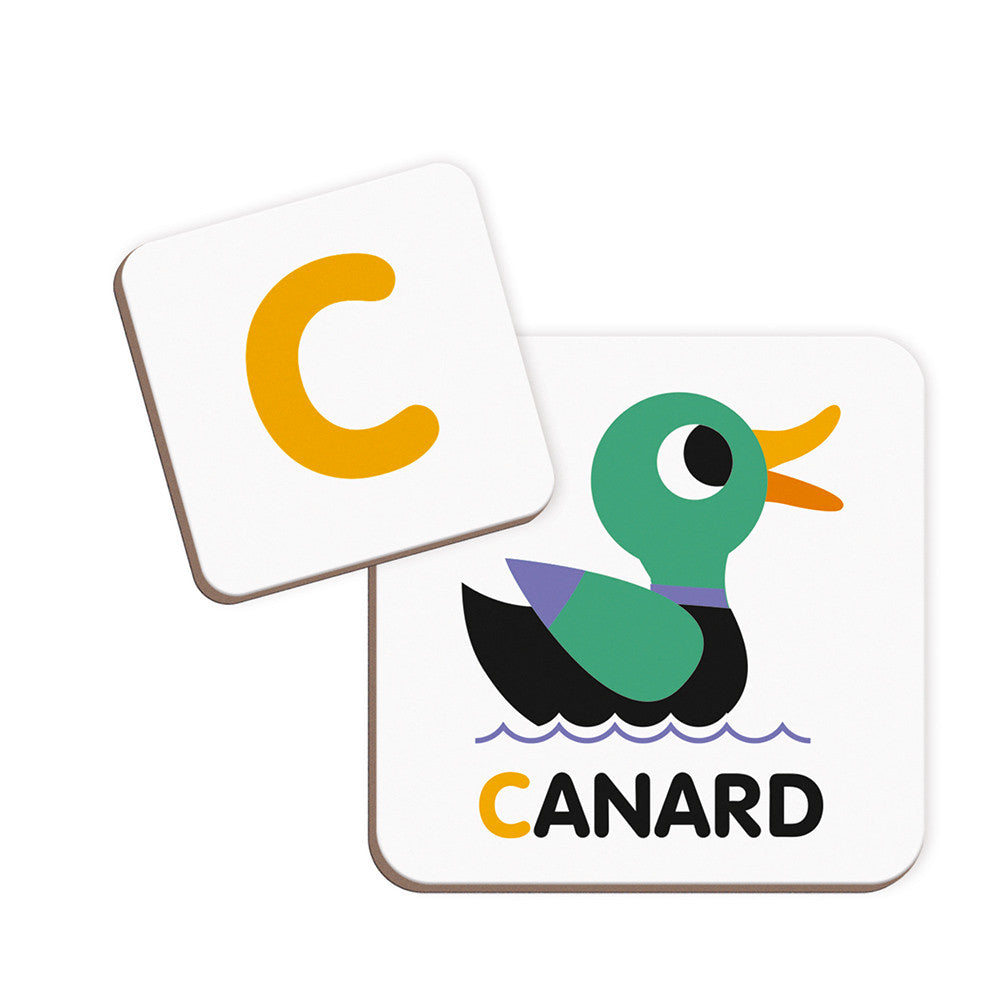 French Alphabet Magnet 'Book - In French Only