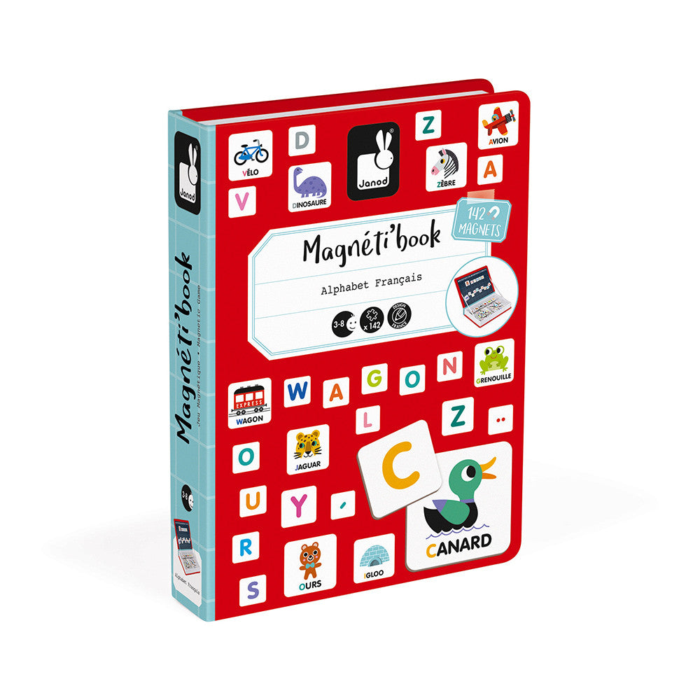 French Alphabet Magnet 'Book - In French Only