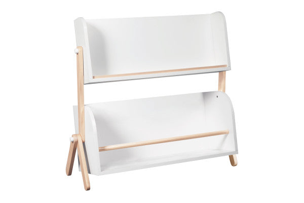 Babyletto Tally Storage Bookshelf White /Washed Natural