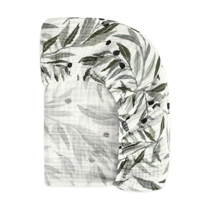 Crib Sheet Organic Muslin Cotton