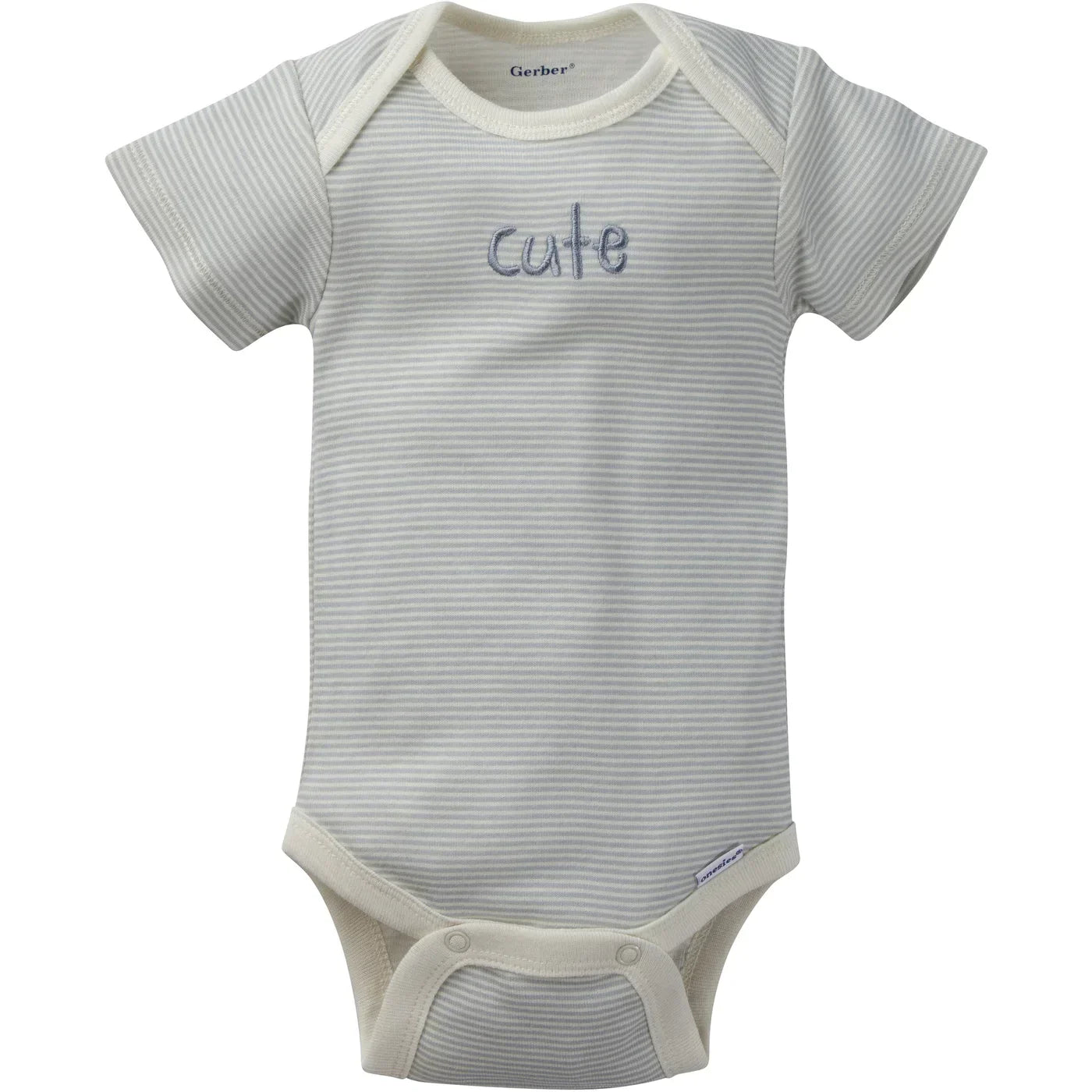 Organic 5-pk Baby Neutral Sheep Short-Sleeve Onesies