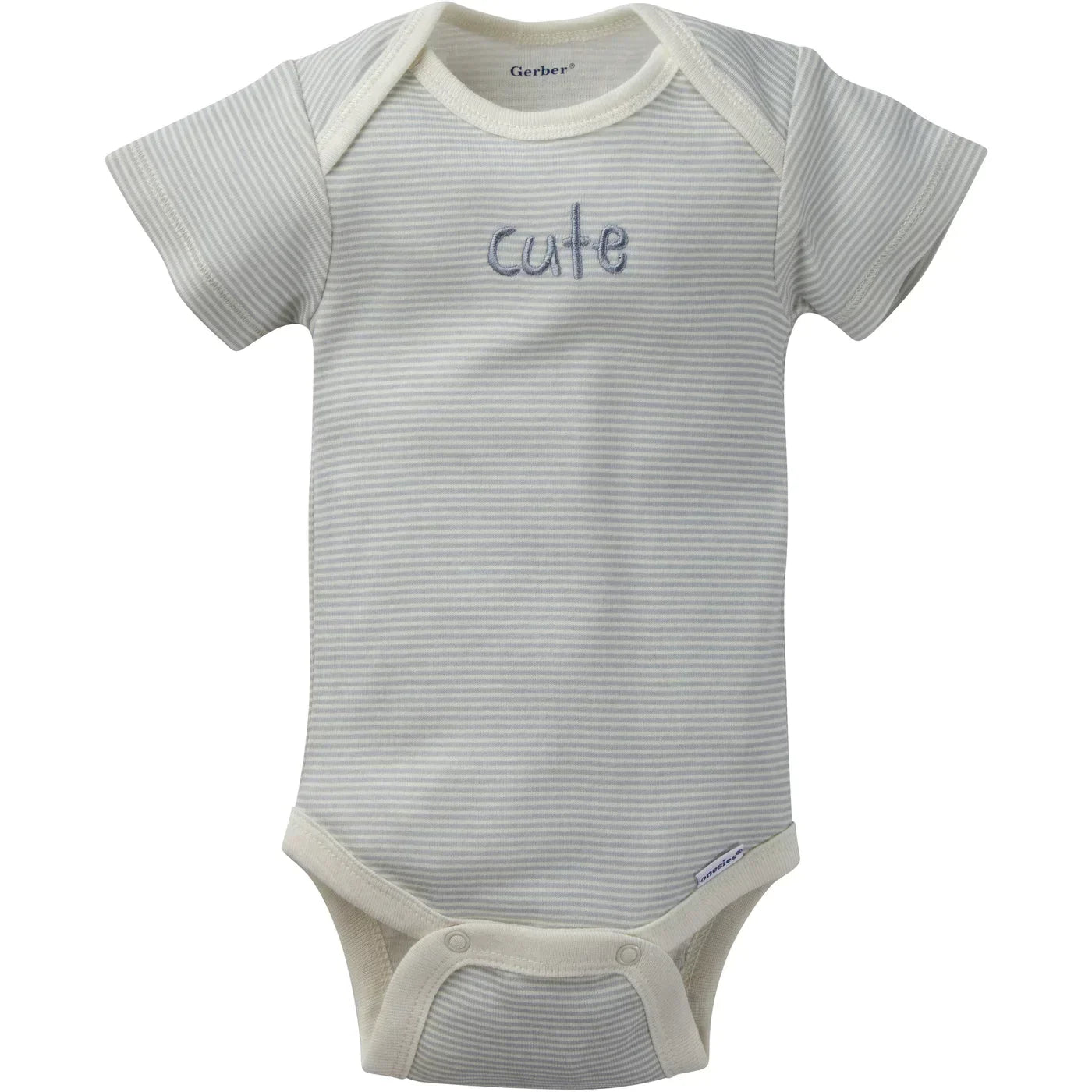 Organic 5-pk Baby Neutral Sheep Short-Sleeve Onesies