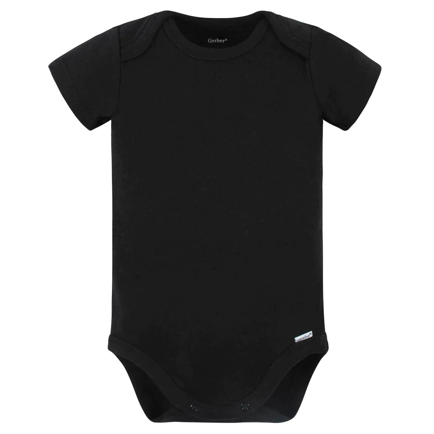 5-Pack Baby Neutral Black Onesies Bodysuits 3-6M