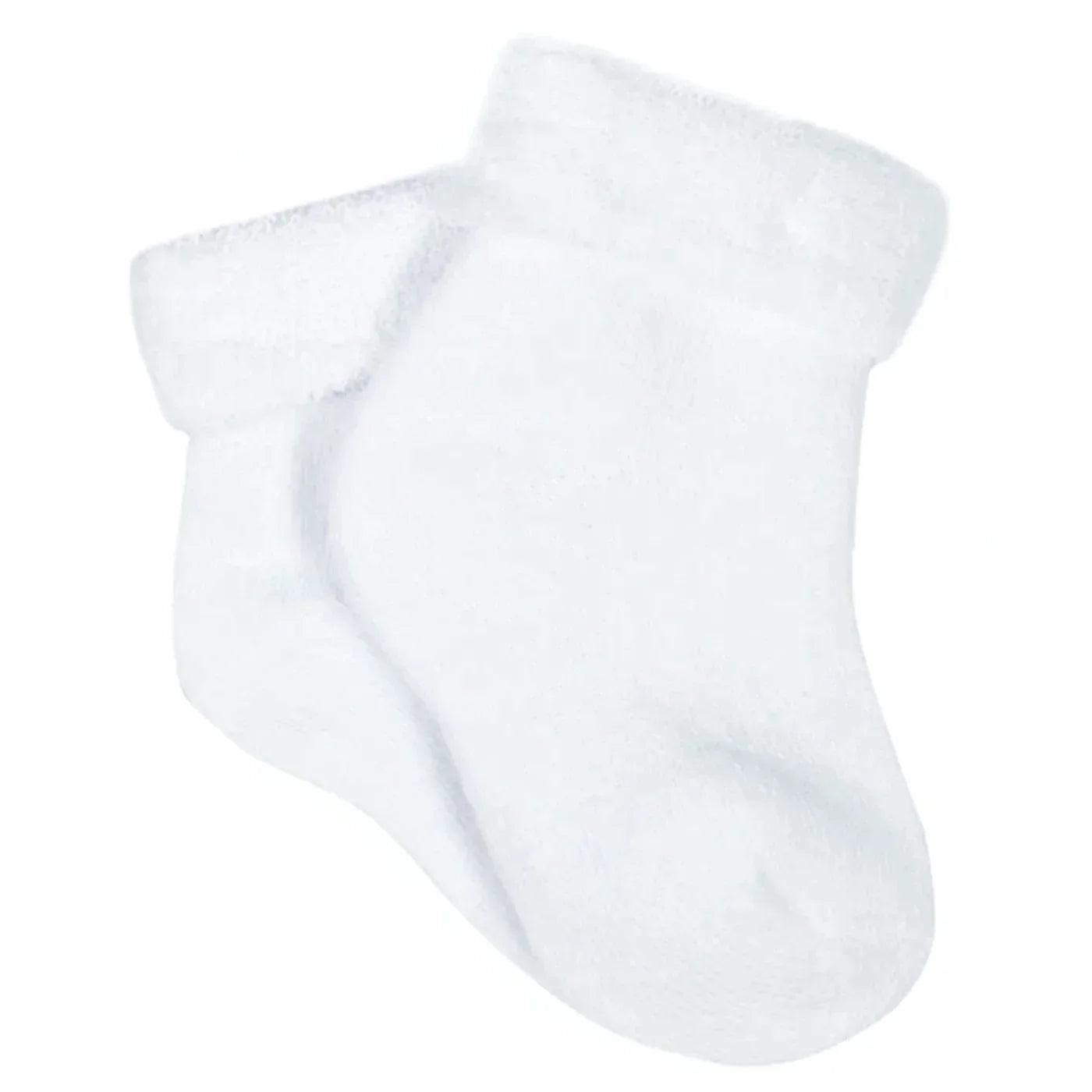 6-Pack Baby Neutral White Crew Socks