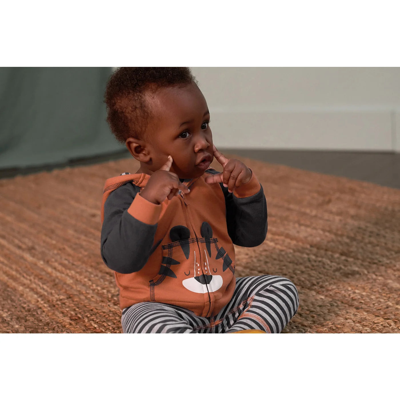 Tiger Hoodie & Joggers 2 Pc Set