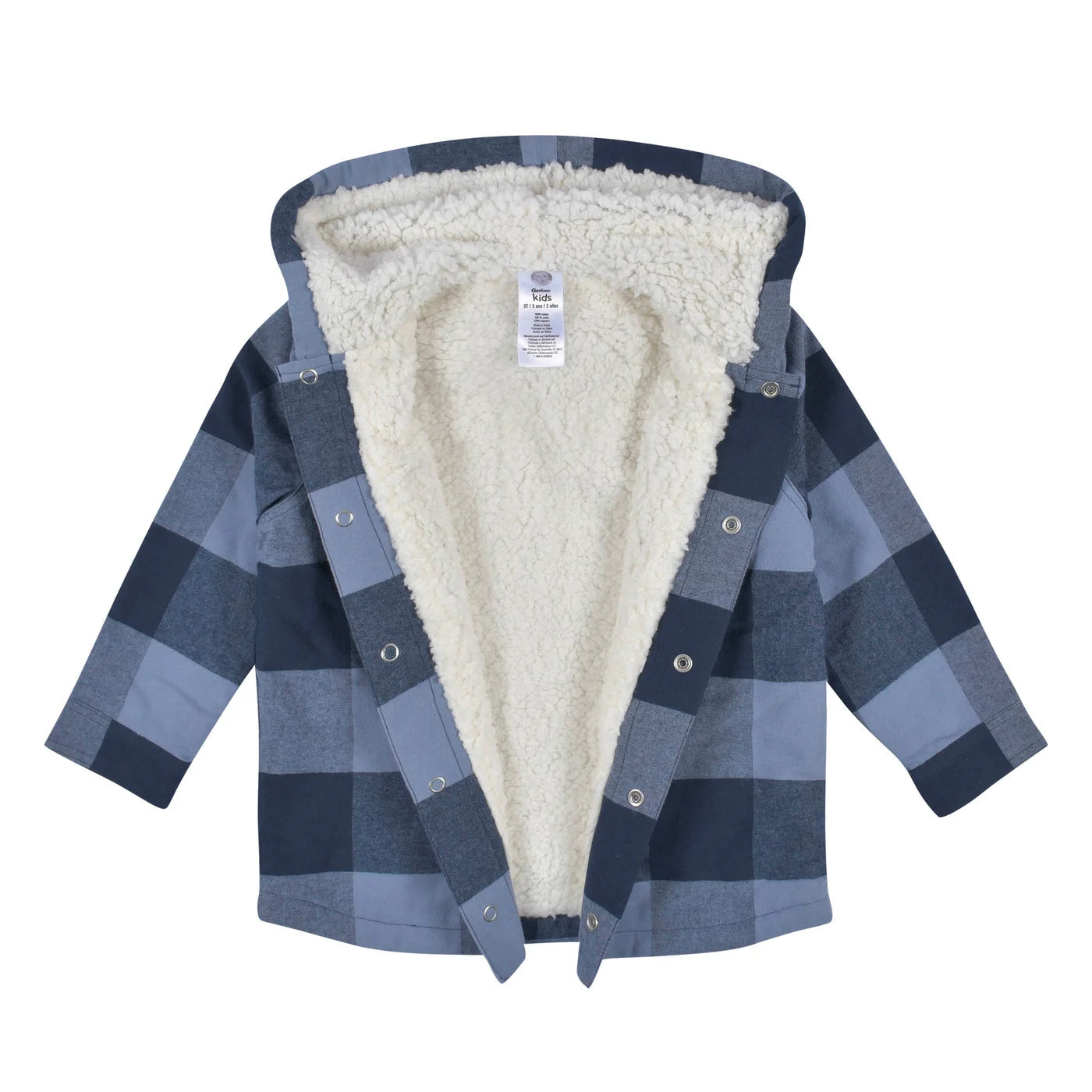 Navy Plaid Jacket & Jogger 2 Pc Set