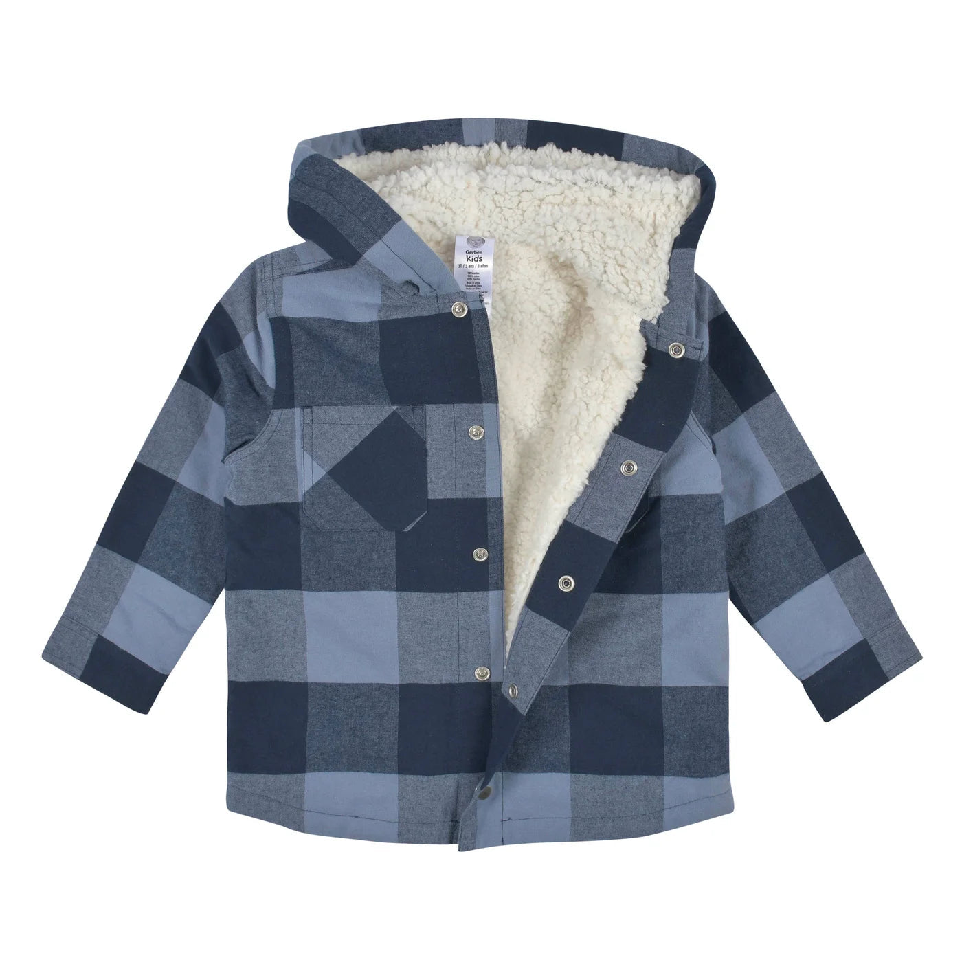 Navy Plaid Jacket & Jogger 2 Pc Set