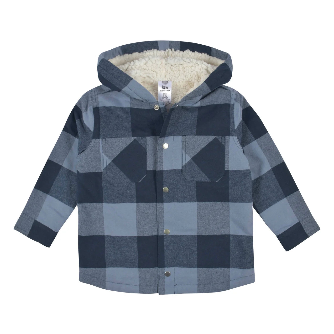 Navy Plaid Jacket & Jogger 2 Pc Set