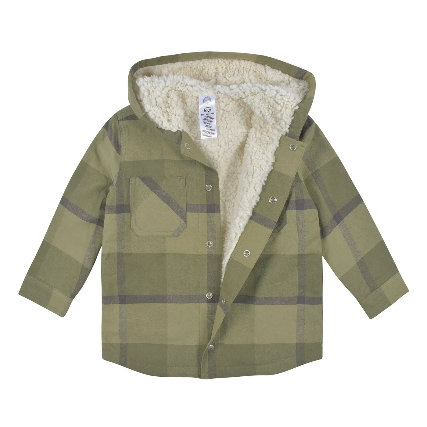 Green Plaid Jacket & Jogger 2 Pc Set