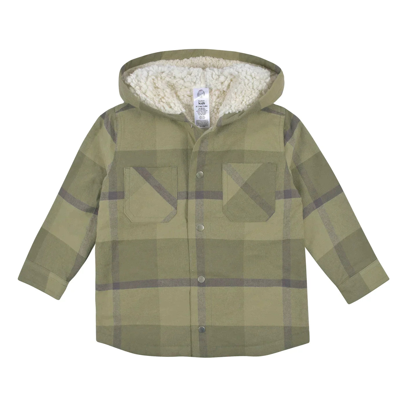 Green Plaid Jacket & Jogger 2 Pc Set