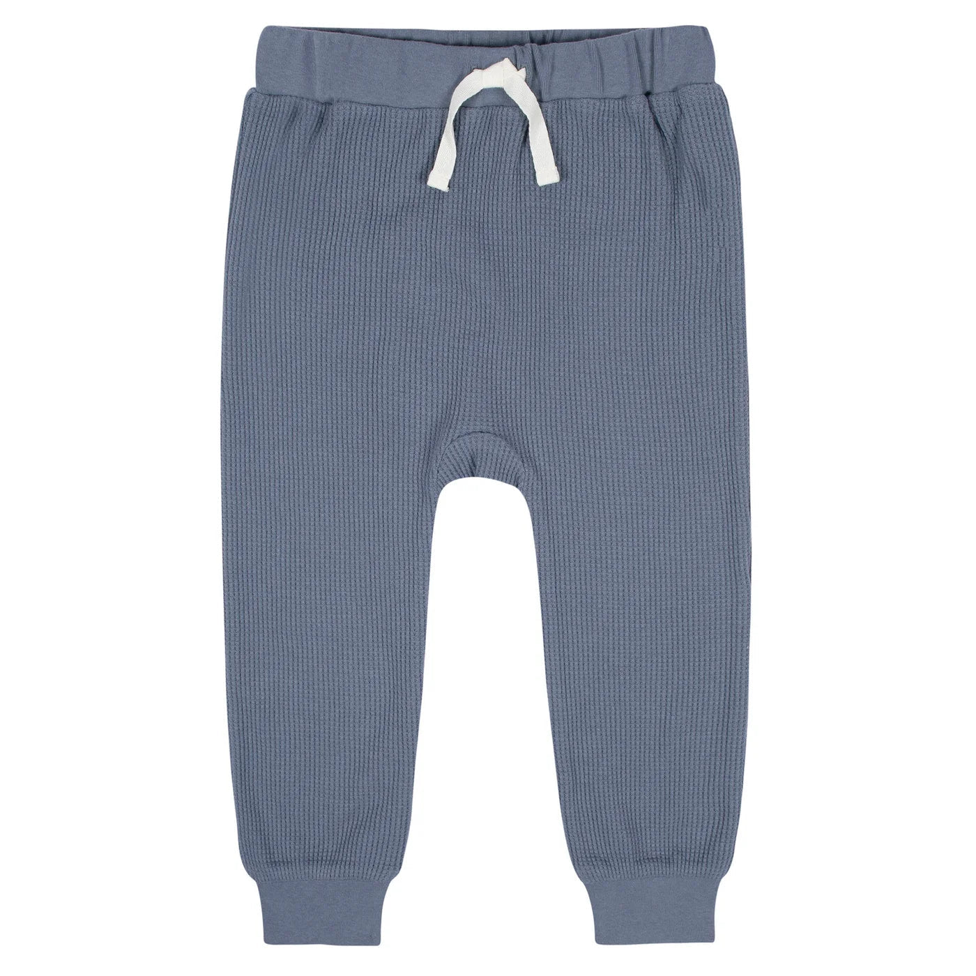 Boys Blue Waffle Knit Hoodie & Jogger 2 Pc Set