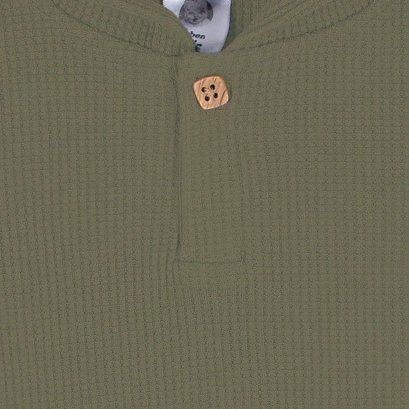 Green Waffle Knit Hoodie & Jogger 2 Pc Set