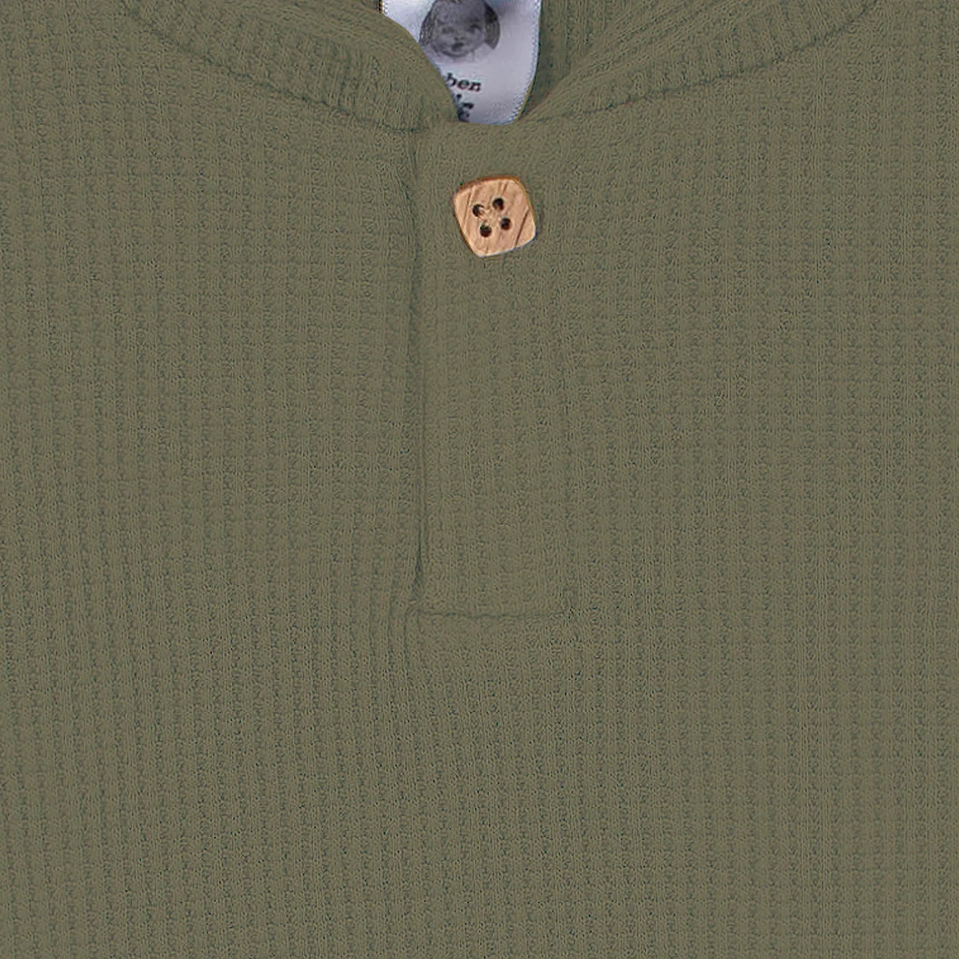 Green Waffle Knit Hoodie & Jogger 2 Pc Set