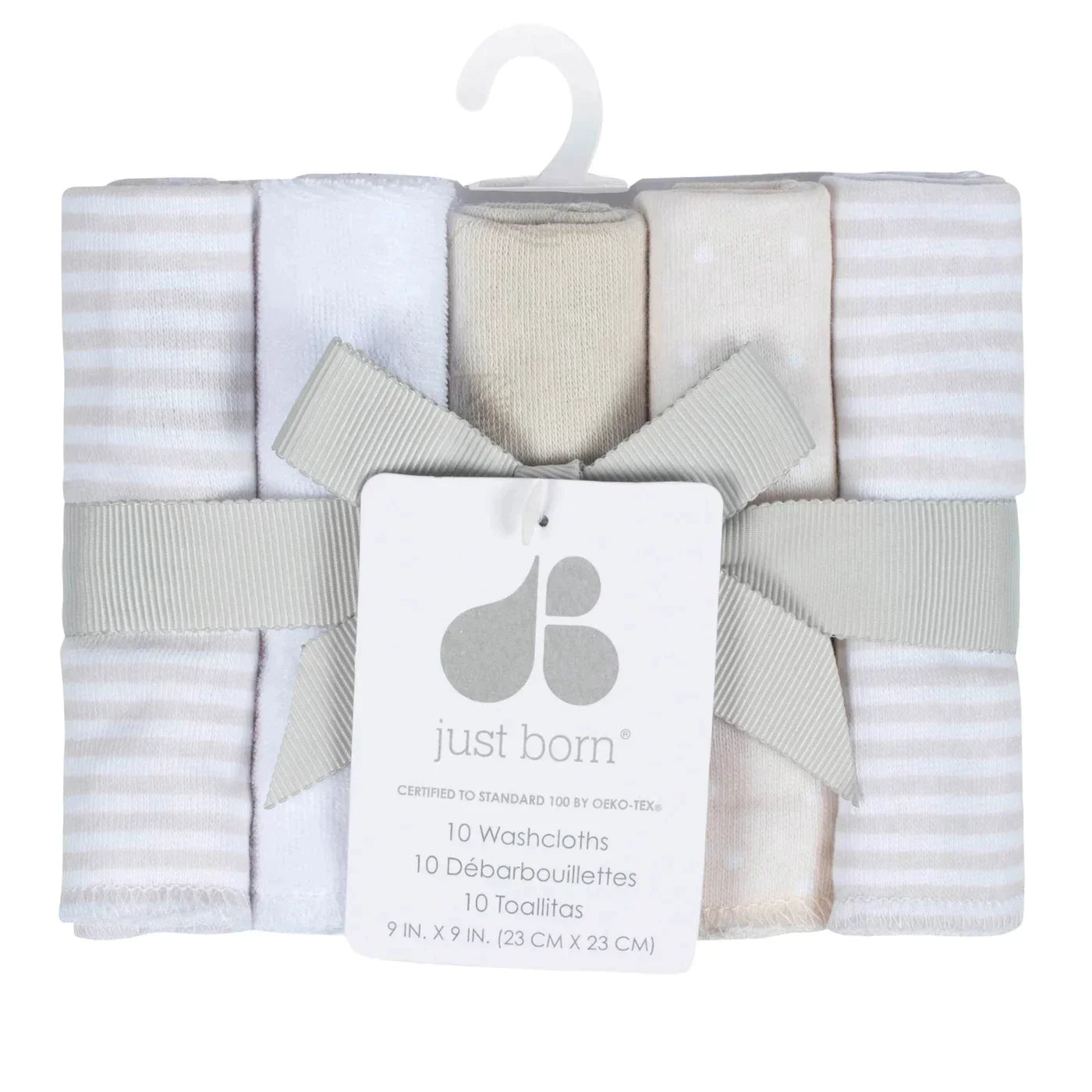 Just Born 10-Pack Washcloths