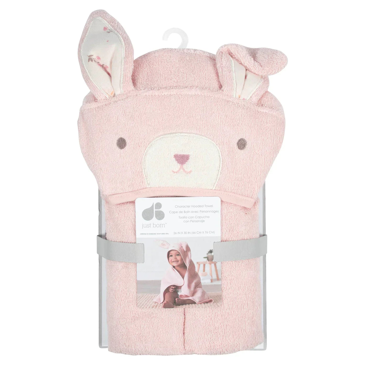 Vintage Floral Bunny Bath Wrap