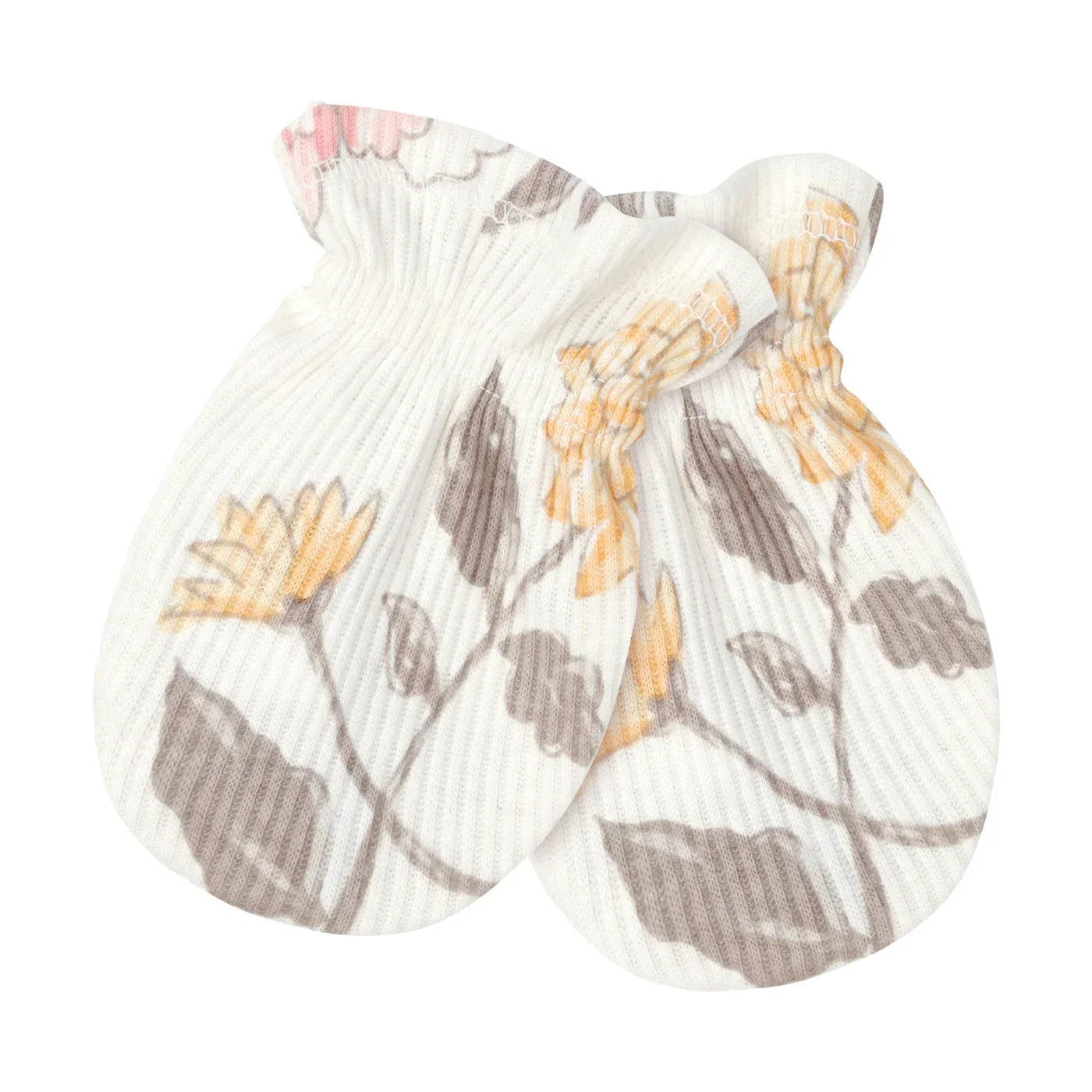 Just Born 4 Piece Caps & Mittens Set