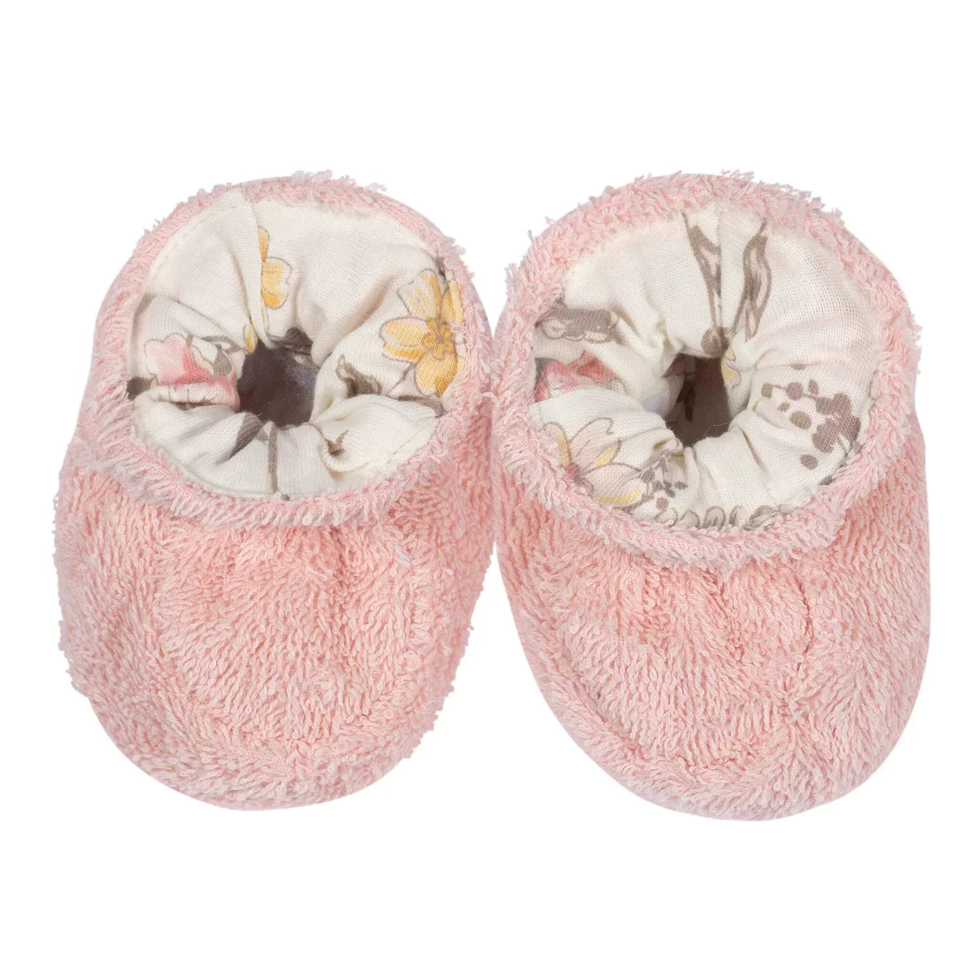 Just Born Baby Bathrobe & Booties 2 Pc Set 0-9M