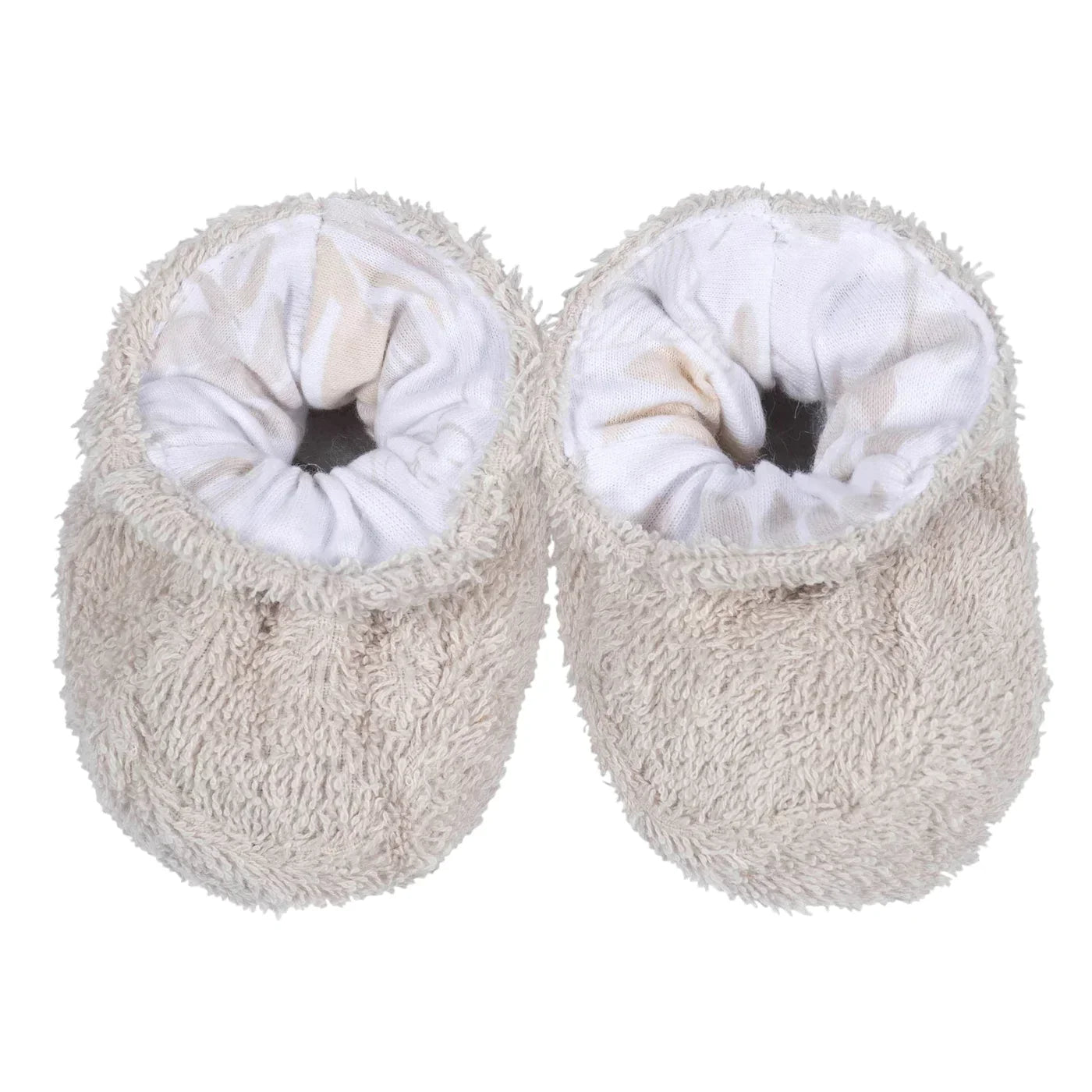 Just Born Baby Bathrobe & Booties 2 Pc Set 0-9M