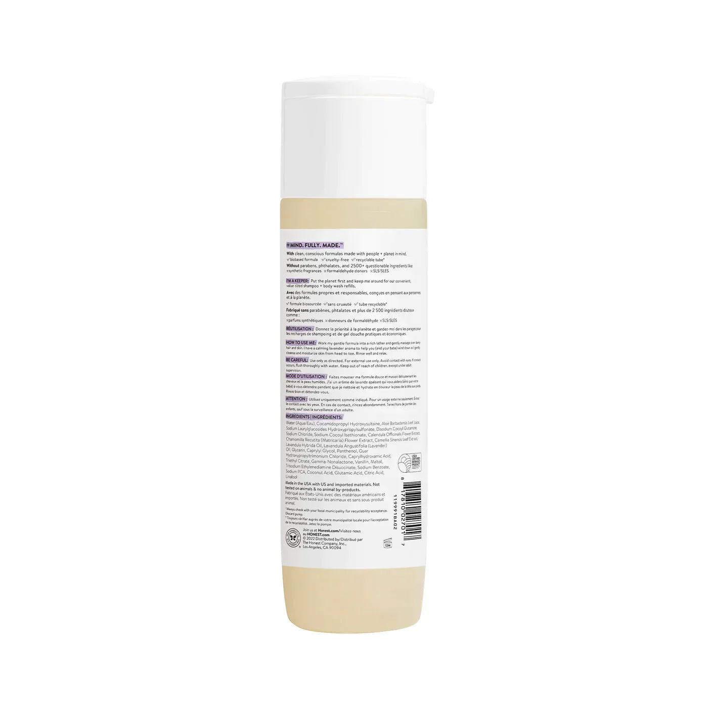 Shampoo/Body Wash Calm (Lavender) 296mL
