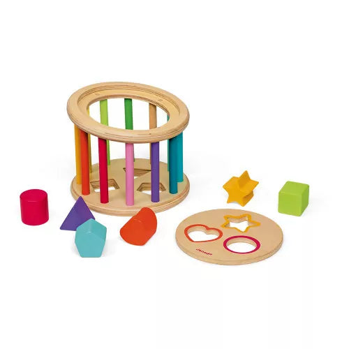 I Wood Shape Sorter Drum