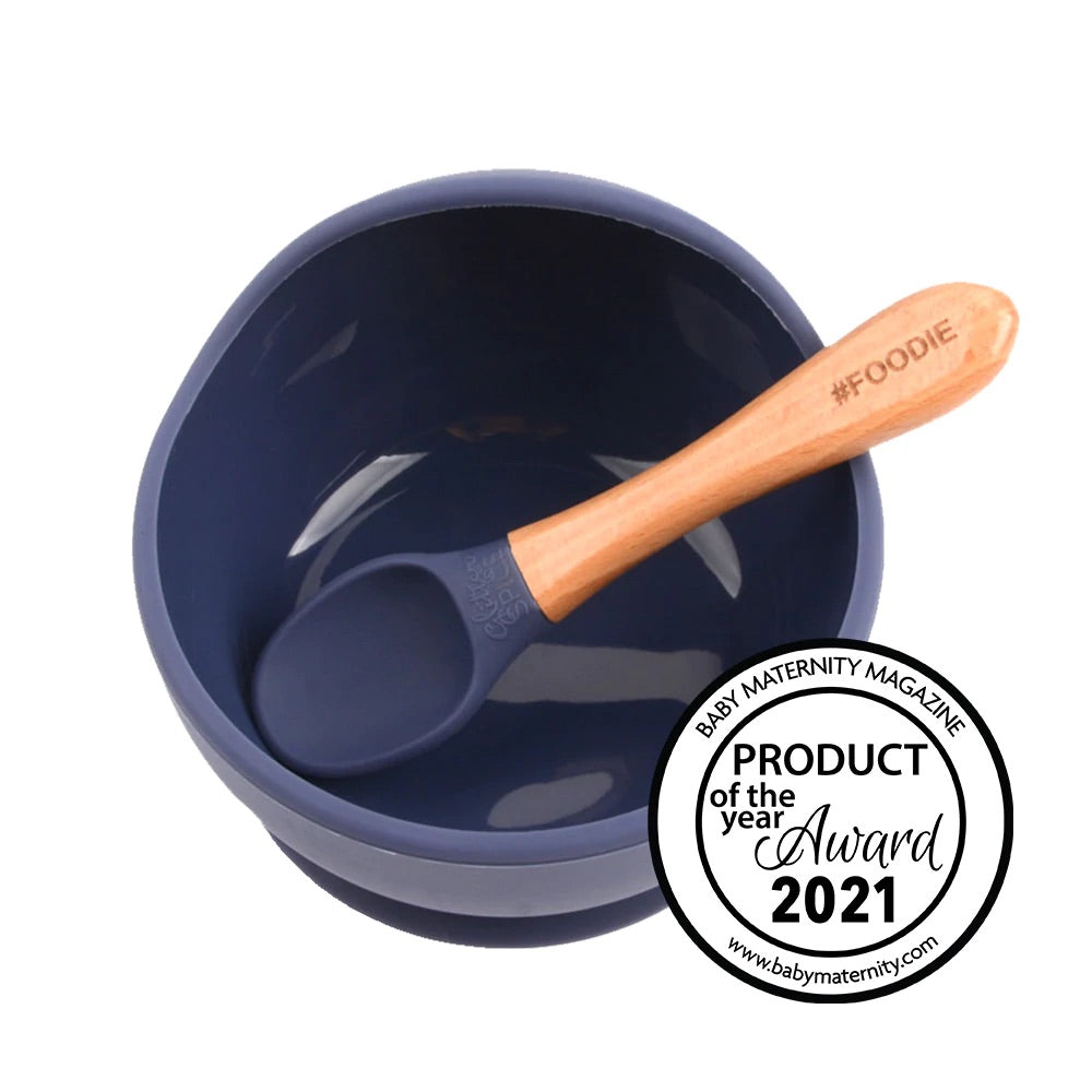 Glitter & Spice Silicone Suction Bowl + Spoon