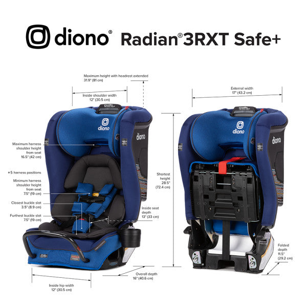 Diono Radian 3RXT SafePlus All-in-One Convertible Car Seat