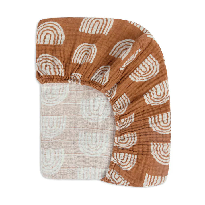 Crib Sheet Organic Muslin Cotton