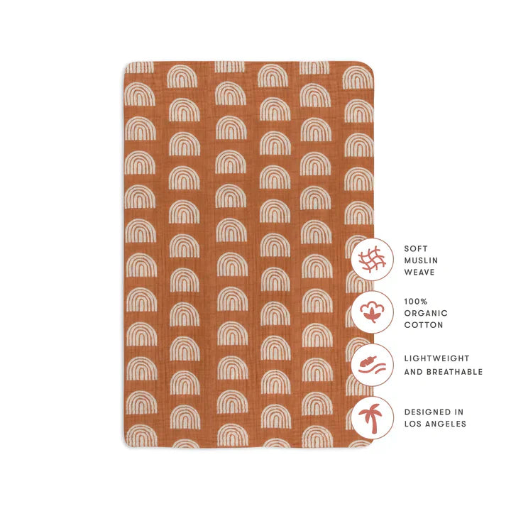 Mini Crib Sheet Organic Muslin Cotton
