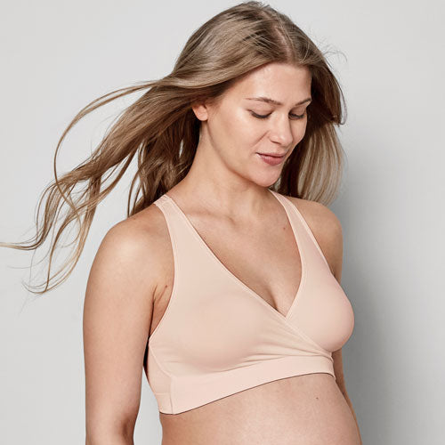 Keep Cool Sleep Breathable Maternity & Nursing Bra Chai