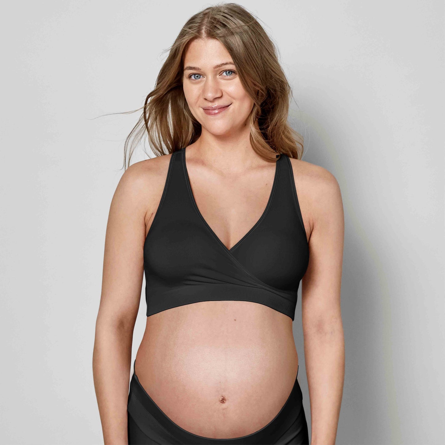 Keep Cool Sleep Breathable Maternity & Nursing Bra Black