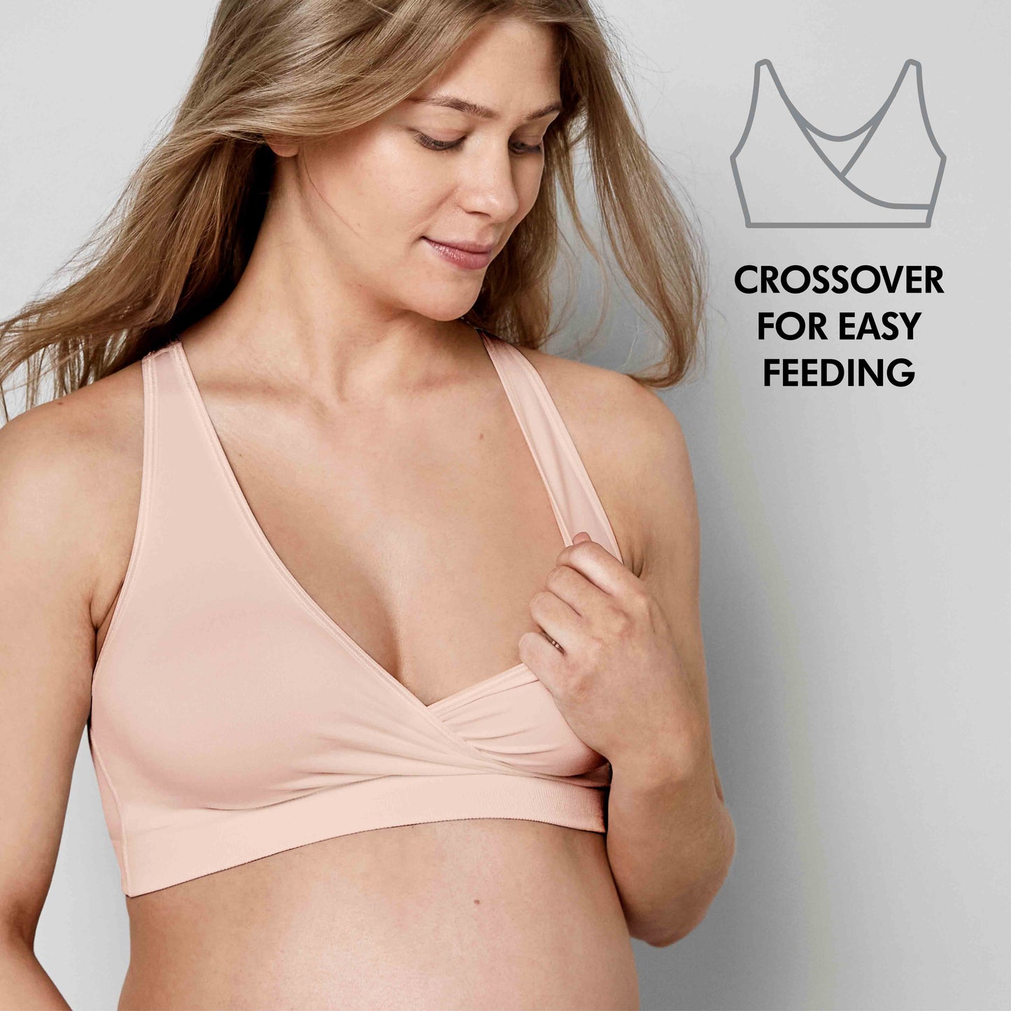 Keep Cool Sleep Breathable Maternity & Nursing Bra Chai
