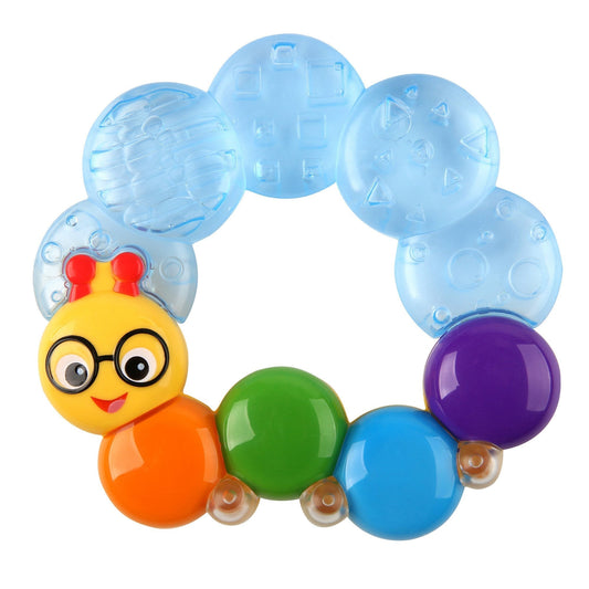 Teether-Pillar Rattle Toy