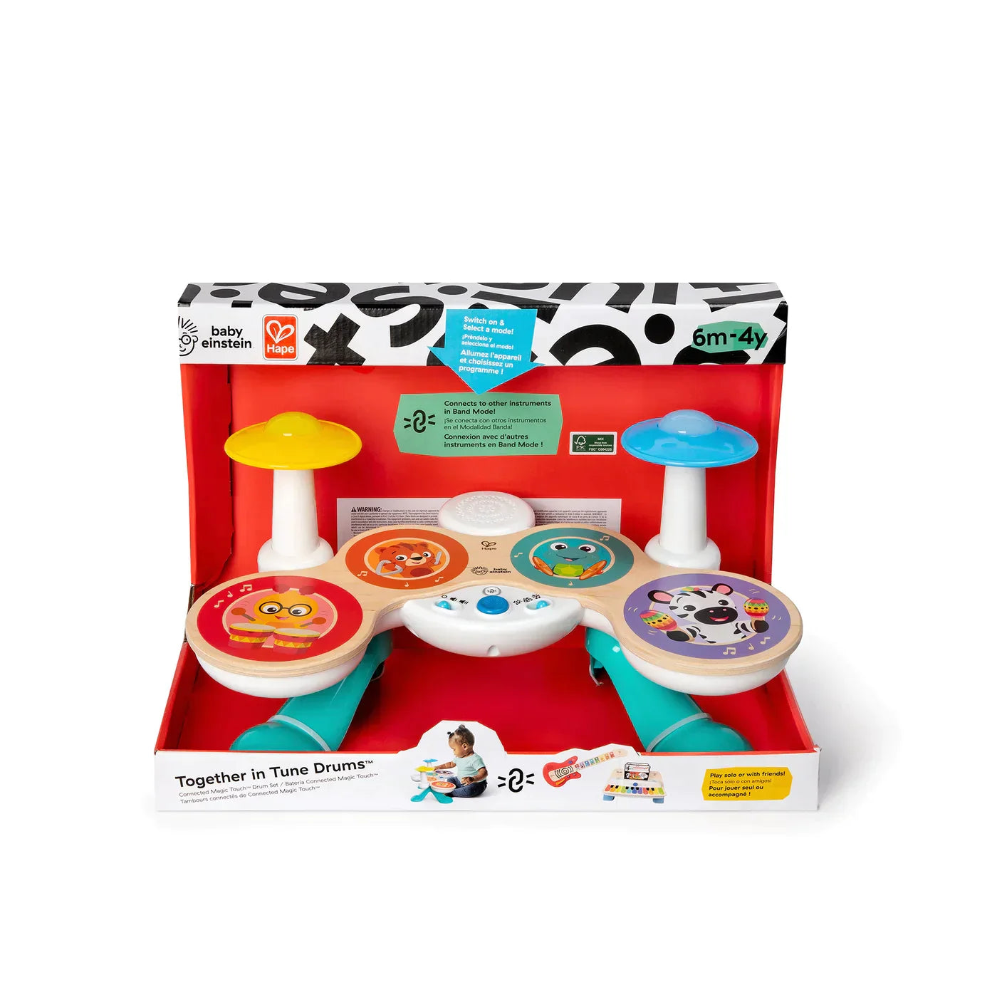 HAPE Together in Tune Drums Connected Magic Touch Drum Set